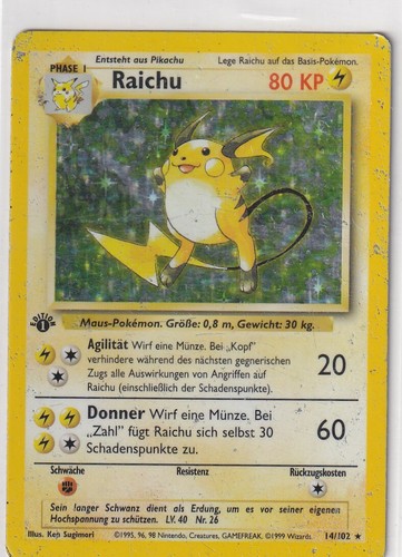 Pokemon carta base set - carta, nr