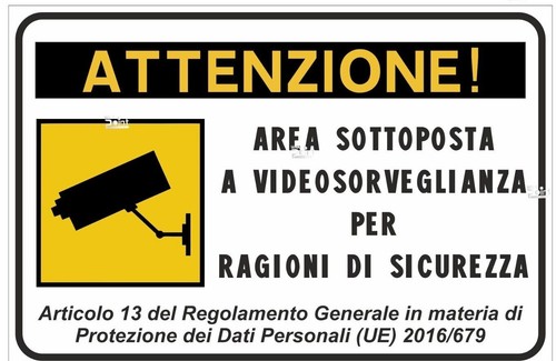 Cartello targa area - targa,