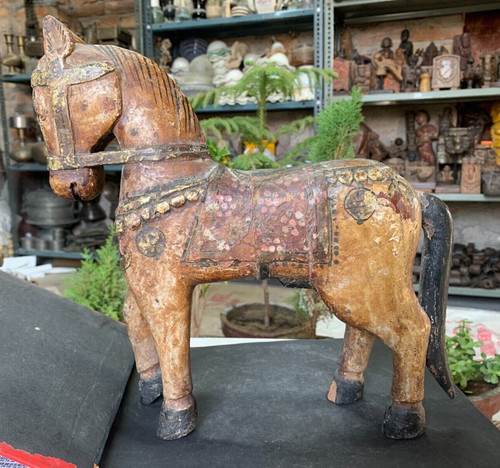 Antica statuina cavallo - , in