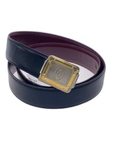 Cintura Cartier in pelle nera