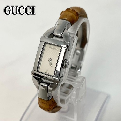 Gucci bamboo quadrato argento - quadrato,