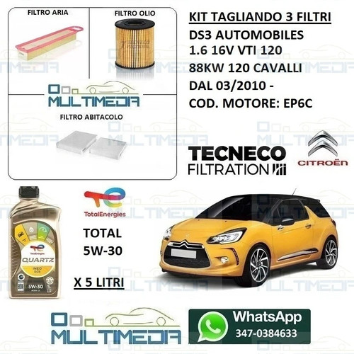 Kit tagliando filtri olio - tagliando, 3