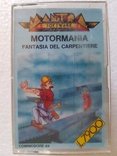 COMMODORE 64 MANTRA SOFTWARE MOTORMANIA + FANTASIA DEL CARPENTIERE - C64