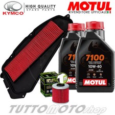 Tagliando KYMCO XCiting 400 i S TCS E5 2021 2022 2023 2024/ Olio Motul + Filtri