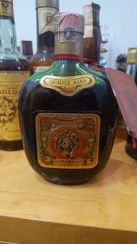 Bottiglia vintage brandy - bottiglia,