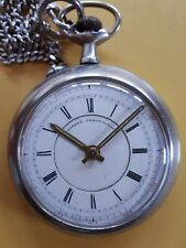 Patent chronograph diam 58 orologio da tasca funzionante con catena