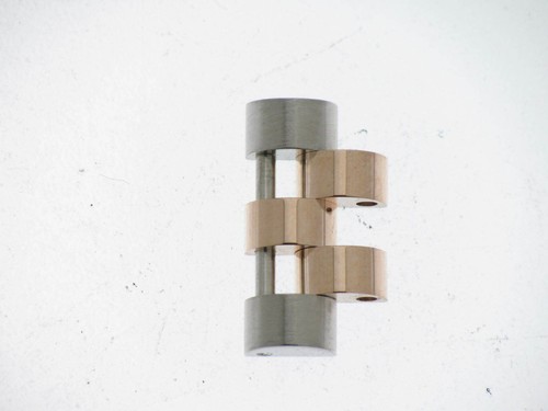 Steel rose gold - , link