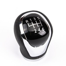 Pelle Pomello Leva Del Cambio Manopola 6 Marce Nissan Qashqai J11 X-Trail Pulsar