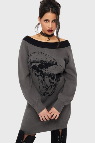 Killstar skullcap maglione - killstar,