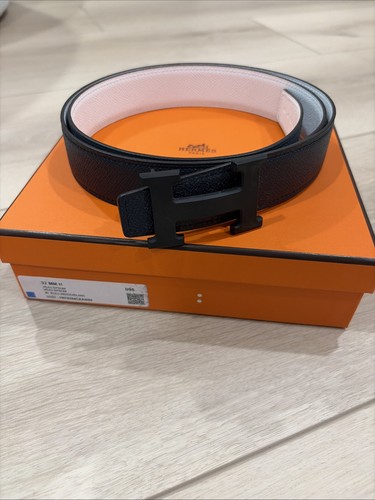 Hermes cintura uomo 32mm blu - hermes,
