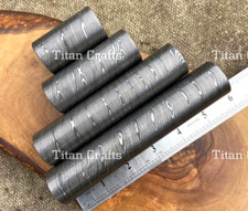 Strade Acciaio Originali Damasco 30mm Biglietti Barre Gioielli Anelli Gioielli Penna Vuoti