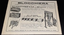 Pubblicità Blocchiera Rosacometta/Superpila Firenze (1928)