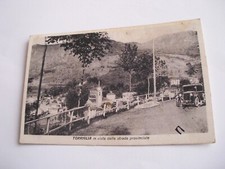 Genova - Torriglia in vista dalla strada provinciale + auto - spedita f. p. 1930