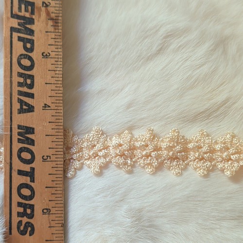 Nastro pizzo floreale beige - in,