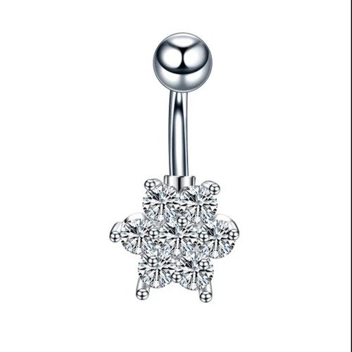 Piercing ombelico curvo in - piercing,