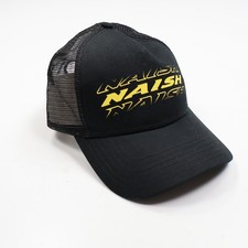 NAISH Adult Hat Baseball Cap Black Yellow Spell Out Logo Surfer Kite Boarding
