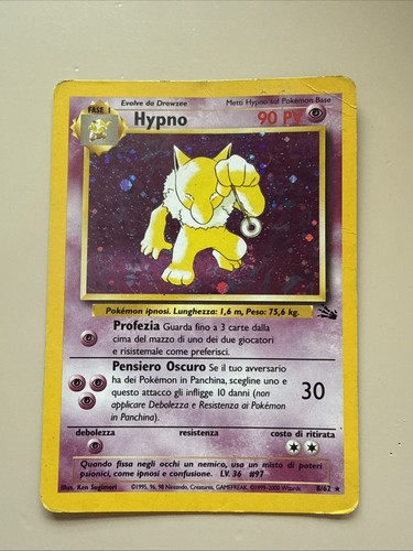 Pokemon hypno fossil rara - hypno,