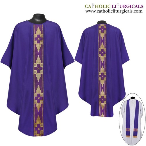 Nuovo set viola gotico - set, con
