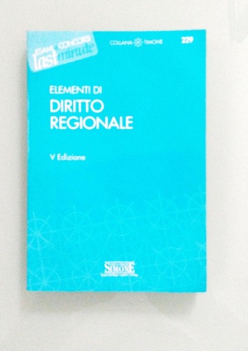 Elementi diritto regionale - elementi,