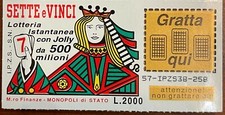 Lotteria gratta vinci - e,