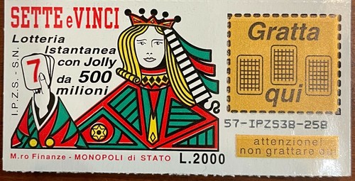Lotteria gratta vinci - lotteria,