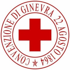 CRI CROCE ROSSA ITALIANA adesivo cm 5