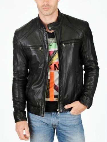 Giacca pelle uomo - pelle,
