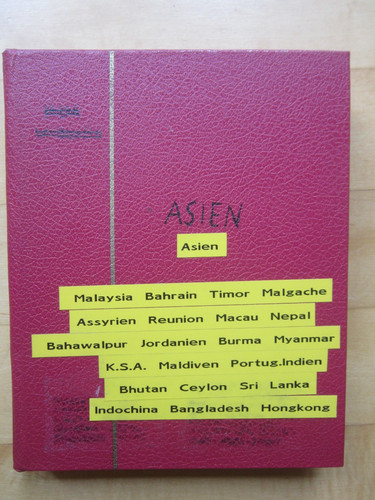 Briefmarken album asien - album,