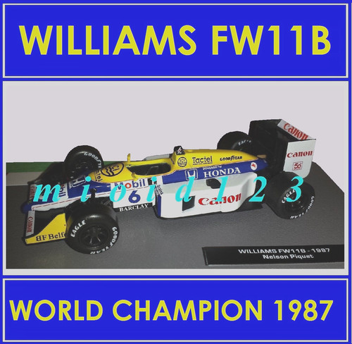 1987 williams fw11b honda - f1,