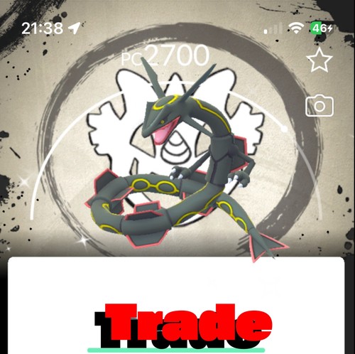 Pkmn shiny rayquaza go - -,