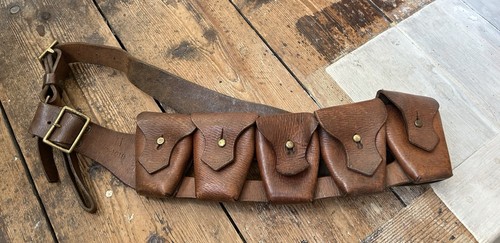 Ww1 british leather pocket - leather,