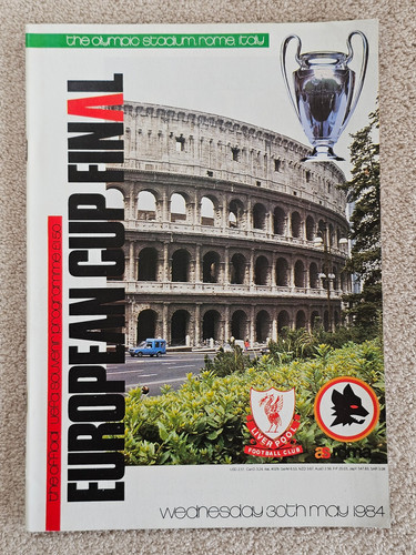 1984 programma finale coppa - programma,