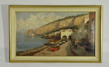 Dipinto olio su tela - Firmato e datato Vincenzo Canino - Quadro Marino, 1926