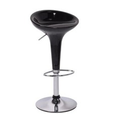 Set 2 Sgabelli nero bar cucina