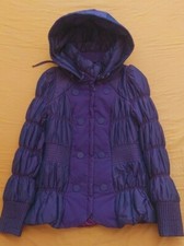 PIUMINO DONNA TAGLIA 42 BORDEAUX Salco rosso giaccone giubbotto -80%