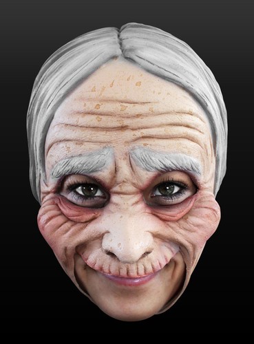 Maschera senza mento vecchia