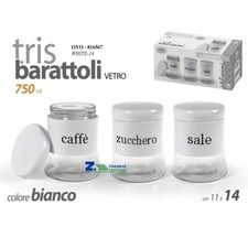 SET 3 BARATTOLI DA CUCINA