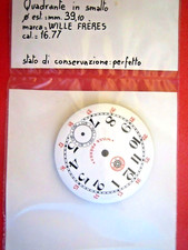 QUADRANTE OROLOGIO IN SMALTO VETROSO PER MOVIMENTO WILLE FRERES - RICAMBI - Q21