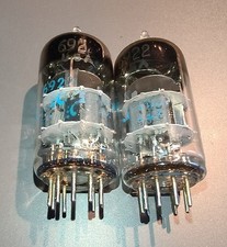 2 Tubes PHILIPS 6922 (6H23P
