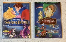 Lot Of 2 Disney DVDs Peter Pan