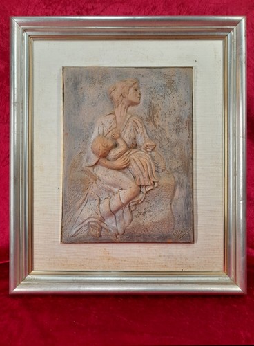 Firmato rilievo ceramica - rilievo,