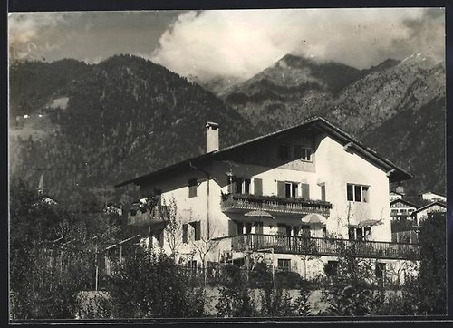 Cartolina villaggio tirolo - cartolina,