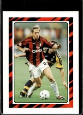 cartolina postcard Calcio Milan Monografie Illustrate - Ambrosini Movimento