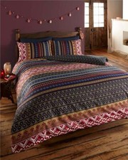 Set copripiumone stile marocchino biancheria da letto etnica boho geometrica azteca 