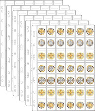 6 Foglio Tasche Porta Monete