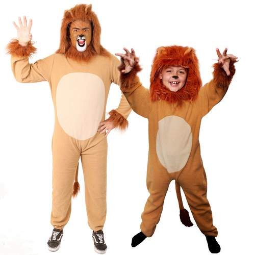 Costume leone adulti bambini - costume,