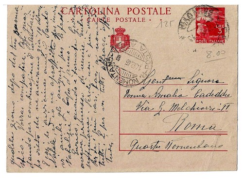 Cartolina postale regno - cartolina,