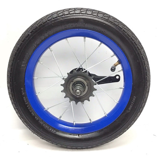 Freno sottobicchiere ruota blu