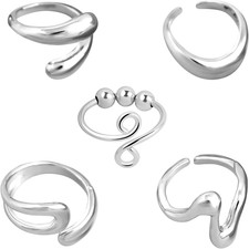 Set Di 5 Anelli per Dita in