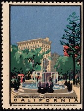 1914 US Poster Stamp Fountain